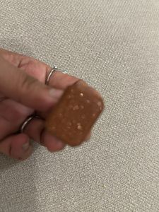 Brown And Gold Glittering Cufflinks