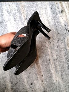 Black Pencil Heels