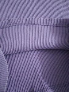 Periwinkle Colour Exercise Crop Top