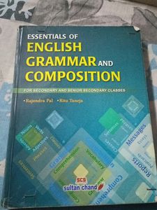 Essential English Grammar And Composition For Secondary And Senior Secondary Classes By Sultan Chand