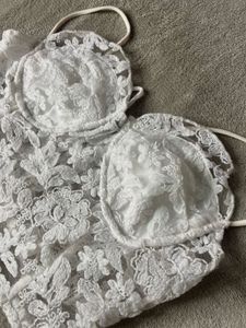 Lace Corset Crop Top