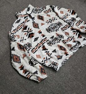 Patterned Pullover Sweater