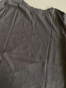 Gray Long Sleeve Top