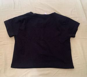Black Cropped Tee