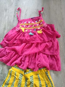 Striped Palazzos with top