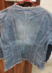 Denim Shrug Cum Jacket