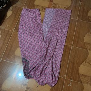Embroidered Pink Kurta