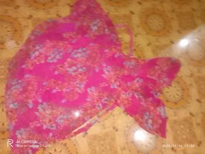 Pink Floral Ethnic Skirt