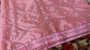 Silk Mirror Work saree