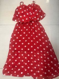 Red Polka Dot Dress for 9-10 year girls
