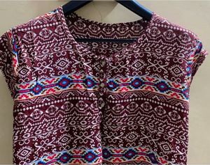 Printed Casual Top