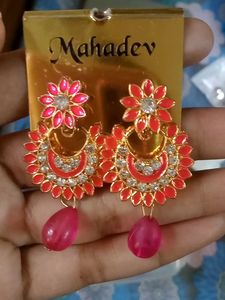 Elegant Floral Drop Earrings