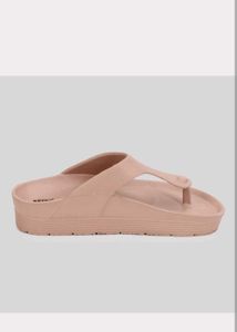 Nude Platform Flip-Flops