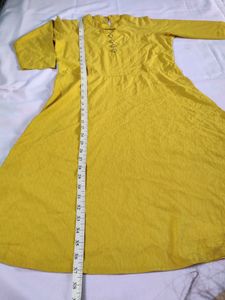 Mustard A-line Dress