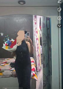 Black Sexy Denim Jumpsuit