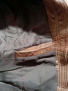 Brown pure Leather Jacket