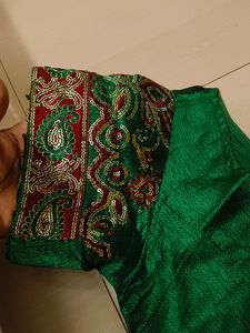 Green Work Blouse