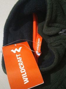 Olive Green Fleece sweater jacket