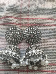 Black Kundan Earrings