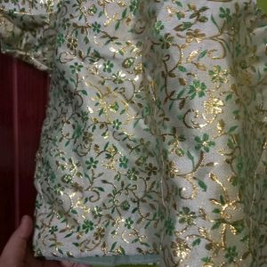 Brocade Floral Blouse