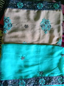 Elegant Embroidered Saree