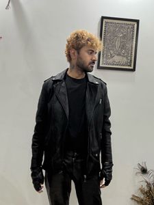 Heavyweight Biker Leather Jacket