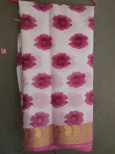 Pink Paisley Saree