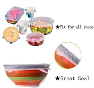 5pcs Silicone Stretch Lids