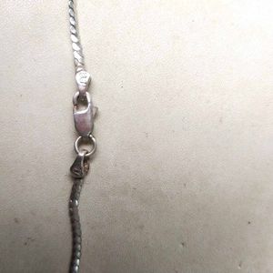 Slightly Used Pure Silver Traditional Snack Chain