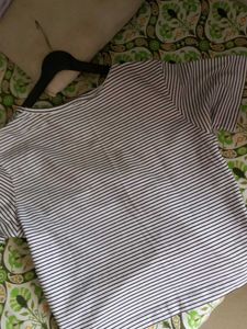 Striped Tee with Heart