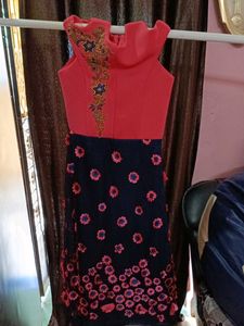 Floral Embroidered Dress