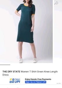 Green T-Shirt Dress - The Dry State
