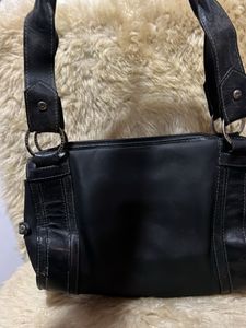 Vintage Cavalinho Black Leather Bag