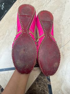 Hot Pink Mojaris Absolutely New And Gorgeous