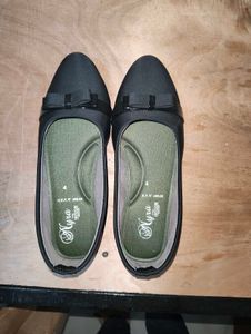 Nyra Black Ballerina Flats