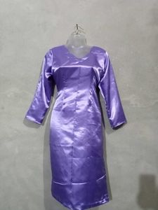 Purple Satin Suit