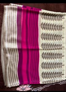 2 Saree combo Pink And Red