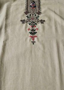 Kurta Set With Organza Dupatta