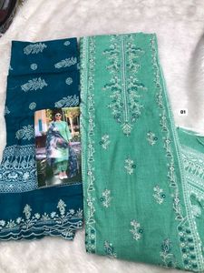 Embroidery Work Unstiched Dress Material