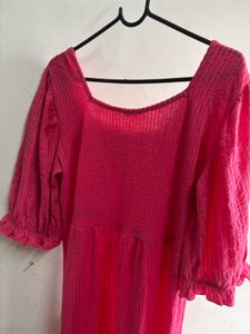 Pink Midi Dress