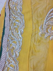 Elegant Yellow Saree