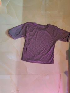 Purple Graphic Tee