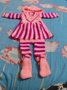 Cute Knitted Baby Dress