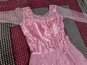 Pink Embellished Formal Dress