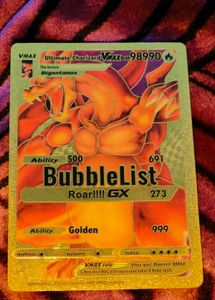 Pokemon Cards Ultimate Charizard Vmax Bubblelist