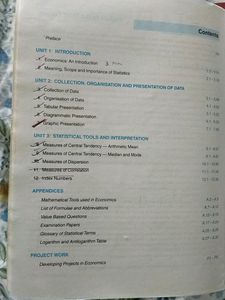 Statics For Economics Class 11