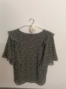 Black Floral Tunic Dress