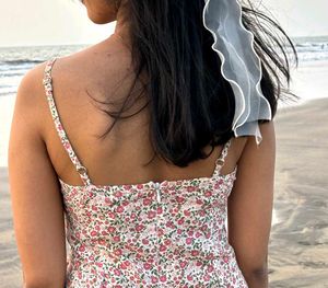 Pretty Pink Floral Dress 🎀🤍