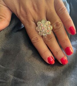 Statement Flower Cocktail Ring