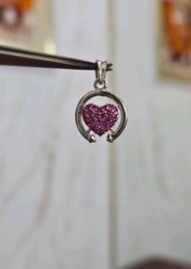 Heart Pendent Girls Silver